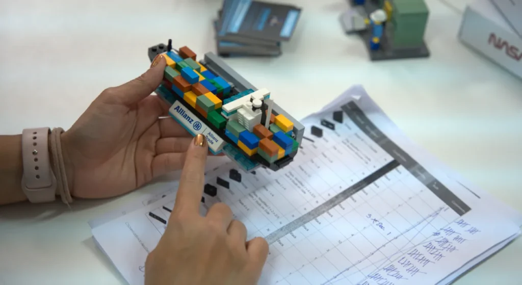 Allianz Lego Boat and Nasa box