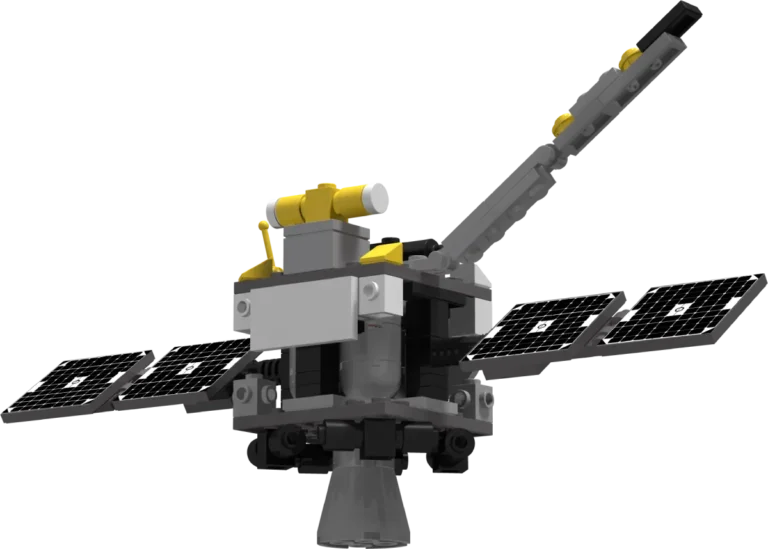 Mars orbiter with panels