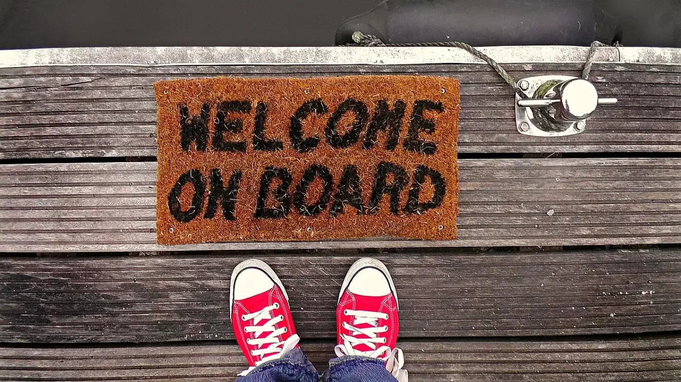 Welcome on board corporate gift