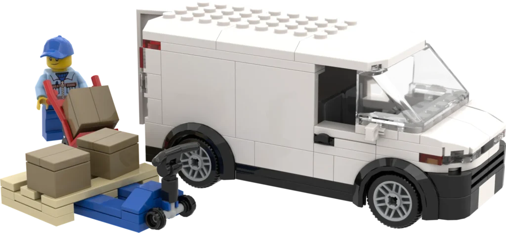 DD Bricks Van with Pallet