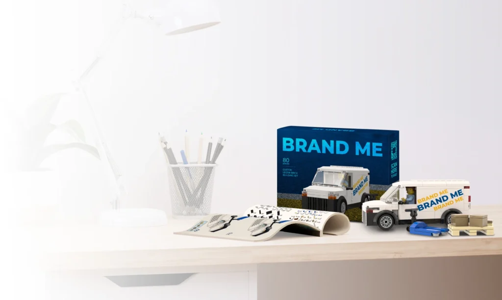 DD Bricks Custom Lego Corporate Gift Van set