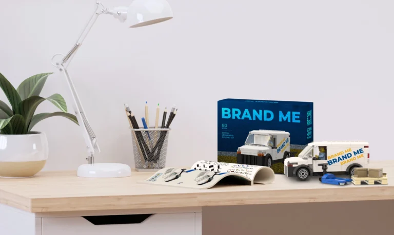 DD Bricks Custom Lego Corporate Gift Van set