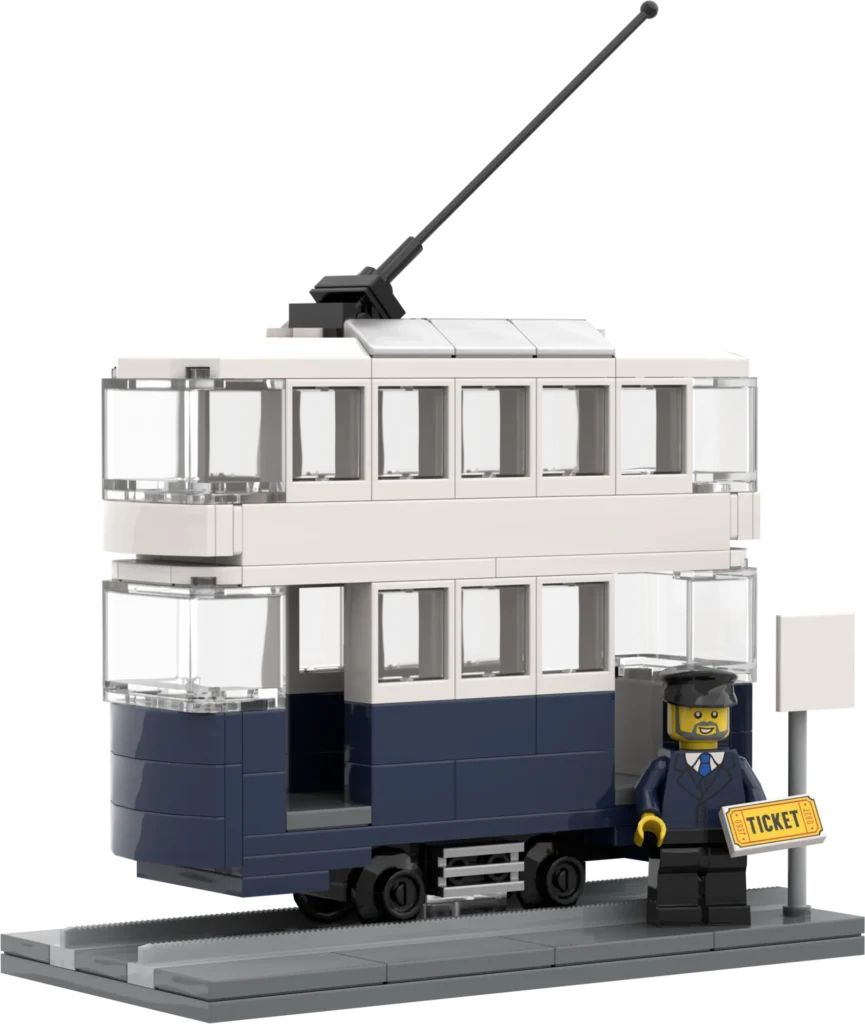 DD Bricks Set Hongkong tram