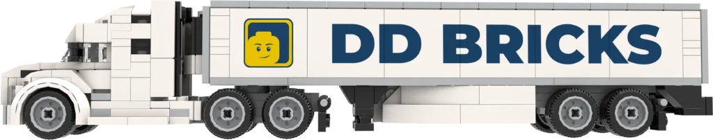 DD Bricks Volvo Truck in Lego