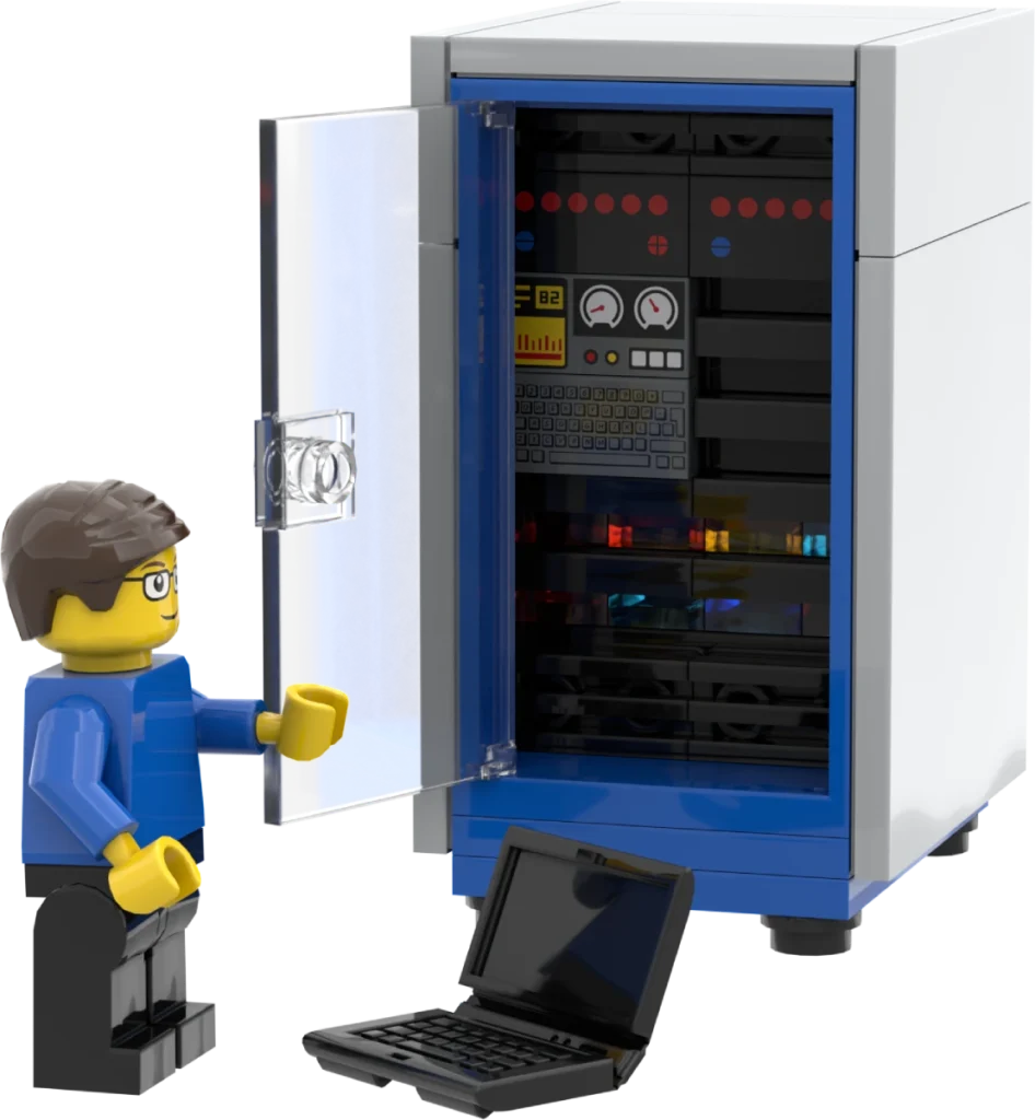 Lego Server Rack