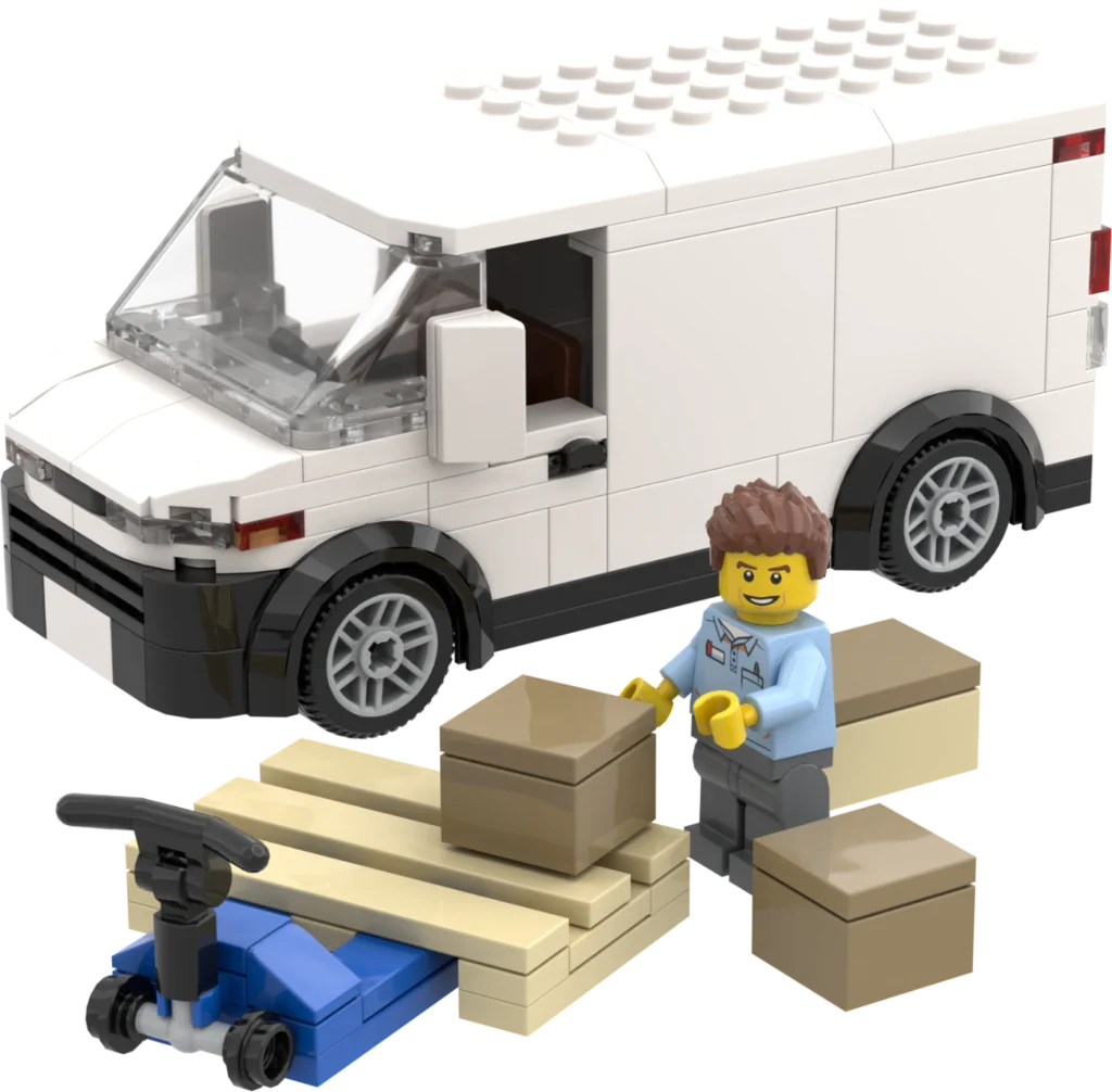 Lego Van Short Front
