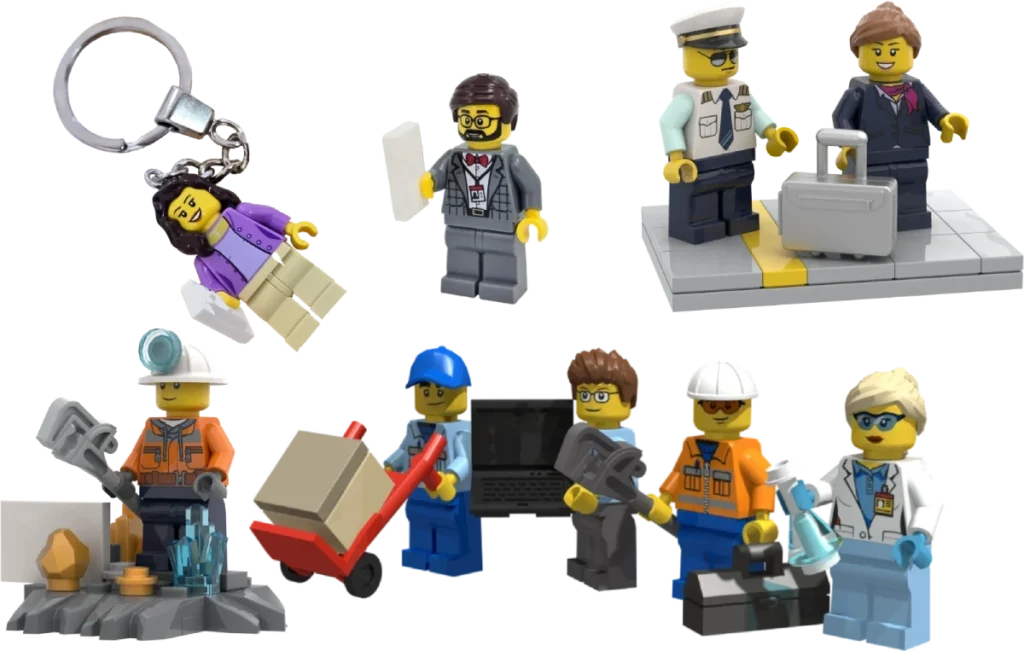 Minifigs gifts DD Bricks