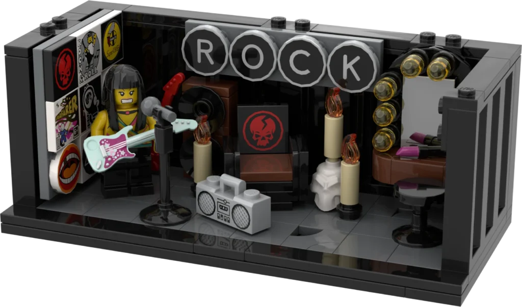 Lego Rock Container