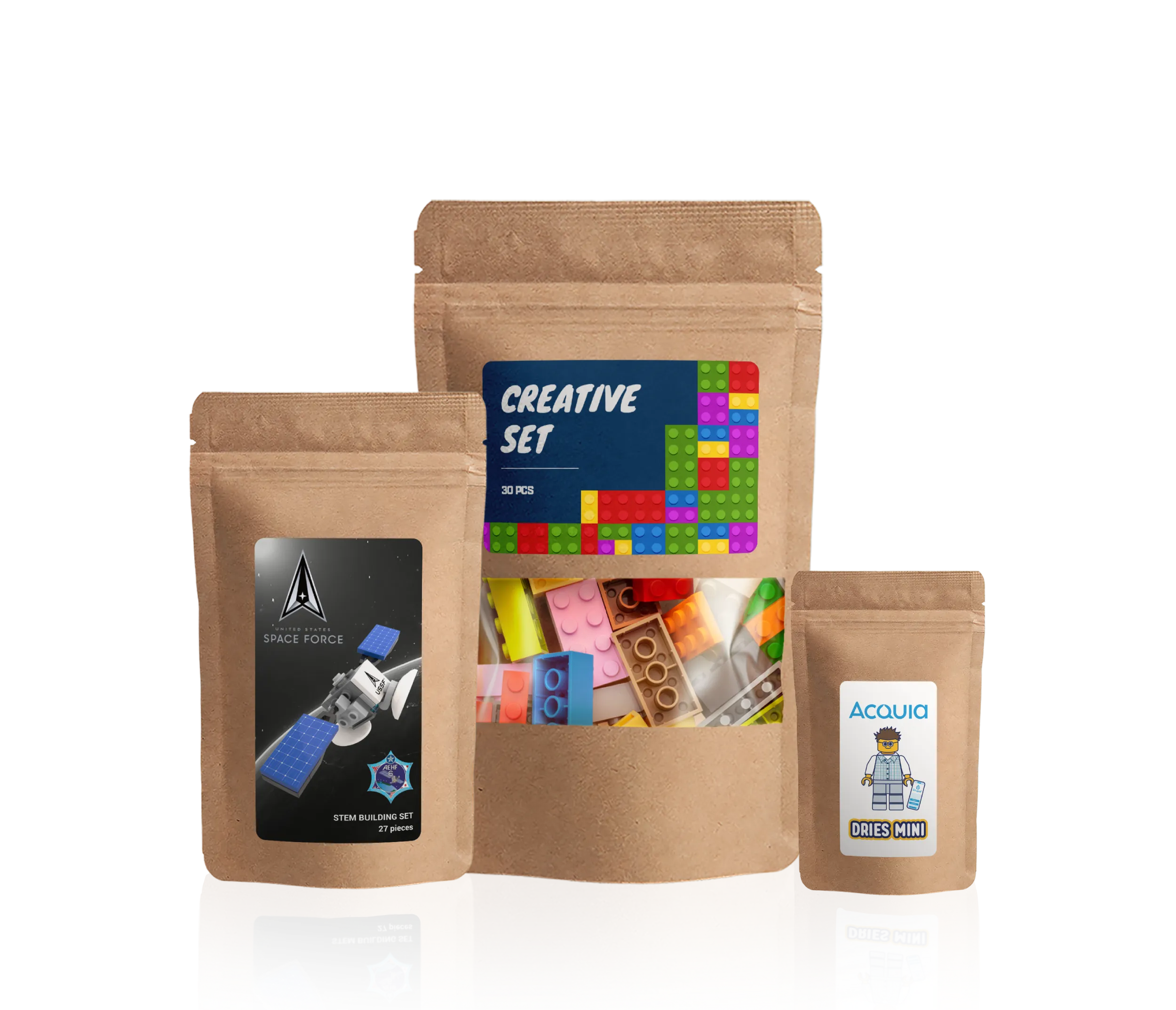 DD Bricks Paper Bag Custom Packaging