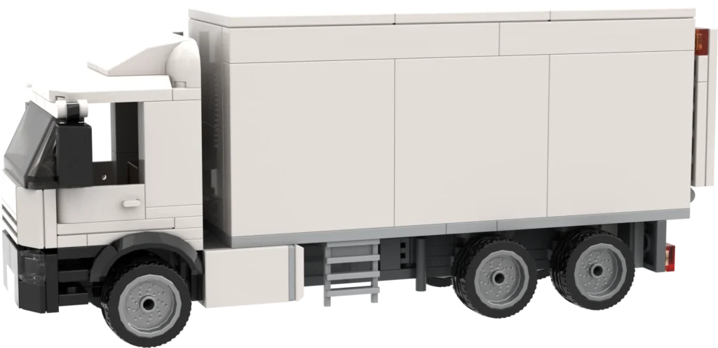 DD Bricks White Box Truck