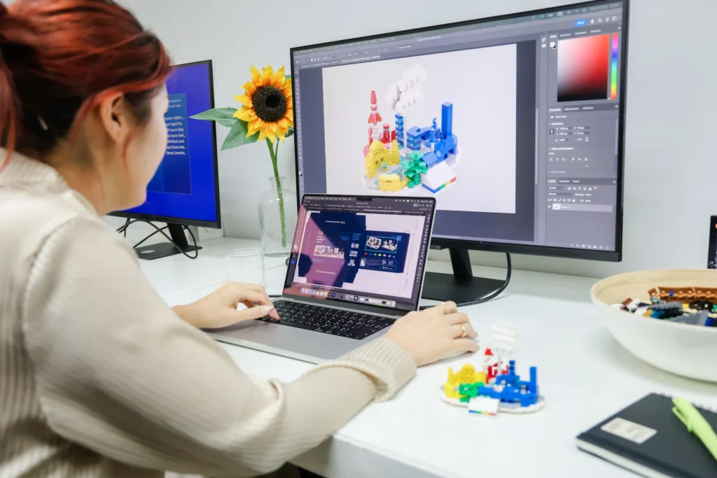 Custom Packaging Corporate LEGO Bricks Gift