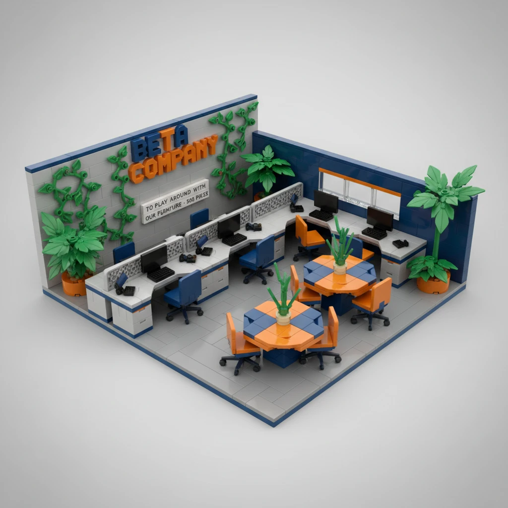 AI Generated Image DD Bricks OpenSpace