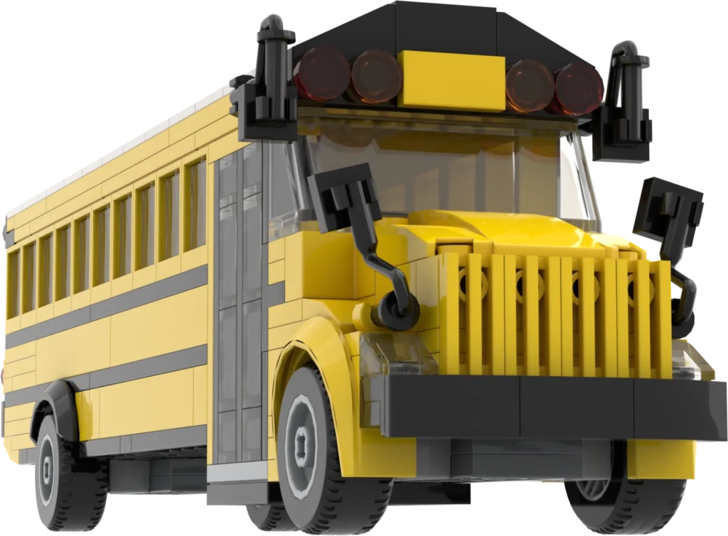 School Bus Yellow Bricks Gift