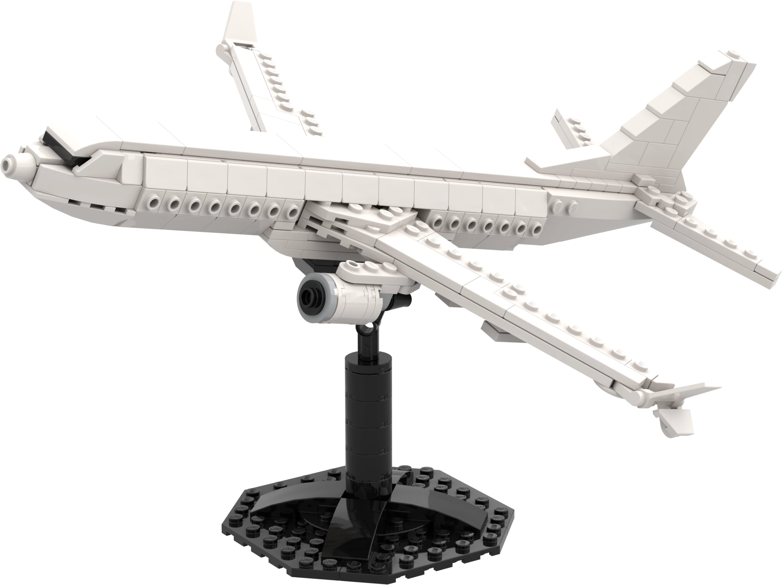 737 Plane White Lego DD Bricks | Custom LEGO® Brick Corporate Gifts - DD Bricks 737 plane white lego dd bricks