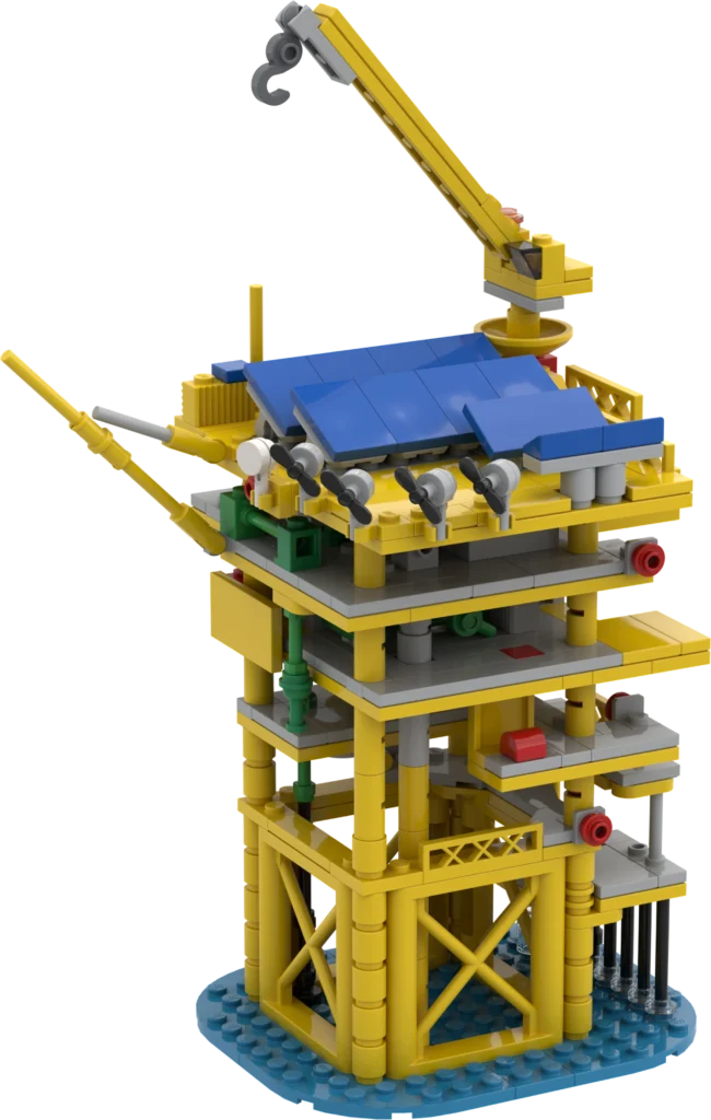 Oil Rig Large DD Bricks Top