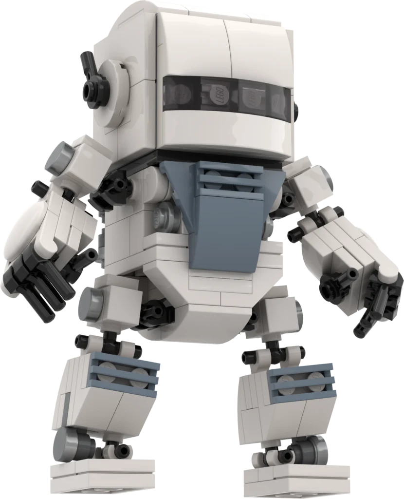 White Robot DD Bricks
